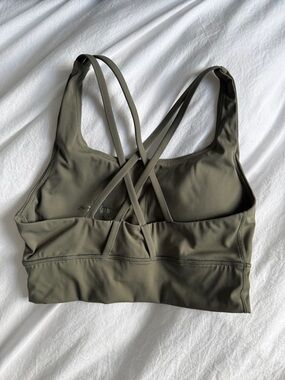Beach House activewear small Olive Green Strappy Sports Bra